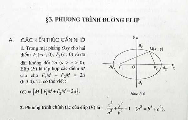 Lý thuyết phương trình đường Elip-3